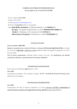 Curriculum - Postura in Equipe