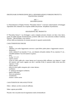 PIACENTINU ENNESE - Ministero delle Politiche Agricole e Forestali