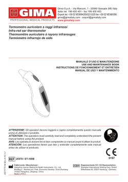 Termometro auricolare a raggi infrarossi Infra