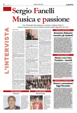 Domenico Balsamo incontra gli studenti Musica con il duo Tessitore