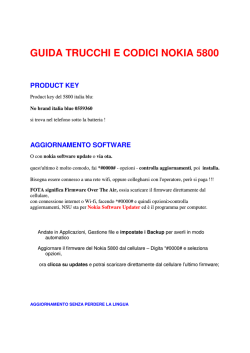 guida trucchi e codici nokia 5800 product key - rodolfo parisio
