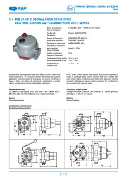 3.1 pulsanti e segnalatori serie efdc control station with pushbuttons