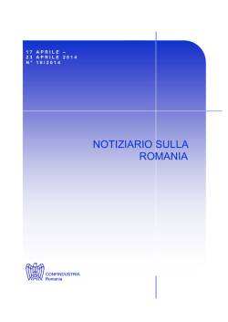 Notiziario 17 - 23 Aprile 2014