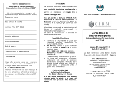 Corso Base di Elettrocardiografia:
