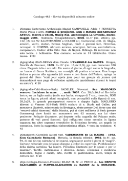 Catalogo 482 - Libreria Antiquaria Le Colonne