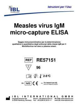 Measles virus IgM micro-capture ELISA