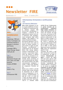 Newsletter 17-2014