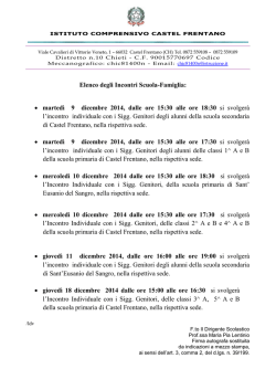 Colloqui Scuola-Famiglia