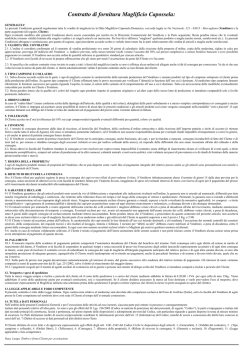 Contratto di fornitura: