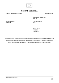 UNIONE EUROPEA - Senato della Repubblica