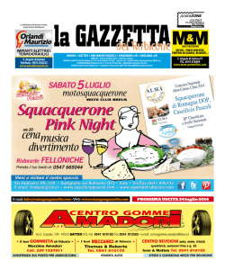 Giugno - Romagna Gazzette