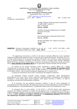 Nota n. 4403 del 16/10/2014 - Ambito Territoriale per la provincia di