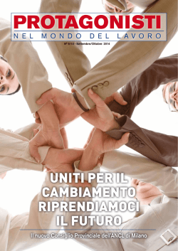"PROTAGONISTI" nel mondo del Lavoro