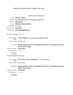 Scarica il CV Europeo