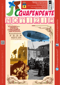 Luglio - Agosto 2014 - Acquapendente