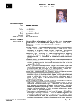 EMA Cu ANUELA A urriculum ANDREINI m Vitae