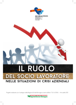 Il ruolo del socio lavoratore nelle situazioni di crisi aziendali.