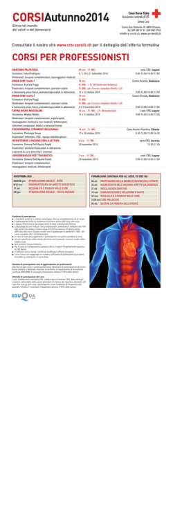 CORSIAutunno2014 - crs