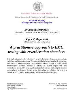 A practitioners approach to EMC testing with reverberation chambers