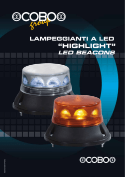 lampeggianti a led