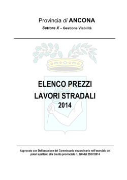 elenco prezzi lavori stradali 2014