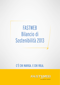 Leggi o scarica il Bilancio di Sostenibilit&agrave; 2013