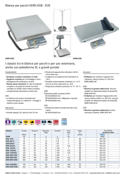 Bilance per pacchi KERN EOB &middot; EOS I classici tra le bilance per