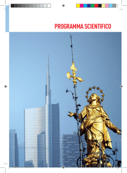 PROGRAMMA SCIENTIFICO