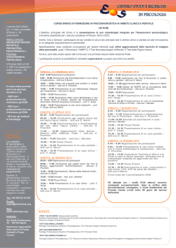 CENTRO STUDI E RICERCHE IN PSICOLOGI AA