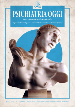 Note dai convegni - Psichiatria Oggi