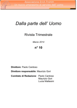 scarica LA RIVISTA - Associazione Erich Fromm Firenze