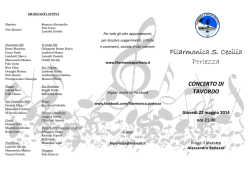 Filarmonica S. Filarmonica S. Cecilia Porlezza