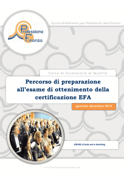 Programma Ottenimento EFA 2014