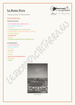 La Bossanova - Lezionidichitarra.eu