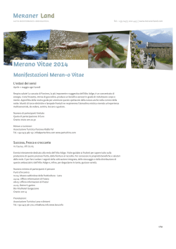 Merano Vitae 2014