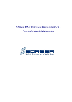 Allegato B1 al Capitolato tecnico SURAFS