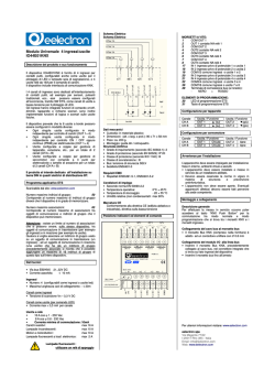 Modulo Universale 4 ingressi/uscite IO44E01KNX