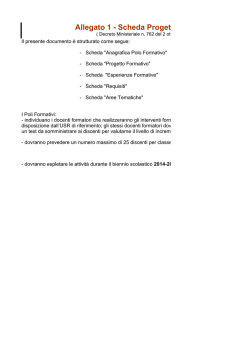 e allegato - La Tecnica della Scuola