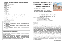 Preghiamo per i nostri defunti nel segno della