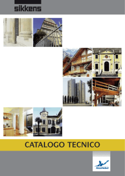 CATALOGO TECNICO
