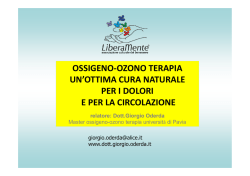 OZONO TERAPIA (indicazioni e pratica) conferenza 1-10