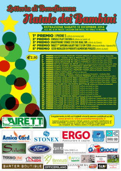 I Premi della Lotteria