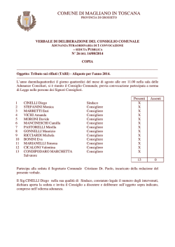 tariffe tari 2014 - Comune di Magliano in Toscana