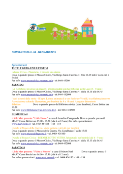 newsletter happyfamily gennaio 2015