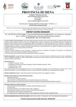 bando - Distretto Energie Rinnovabili