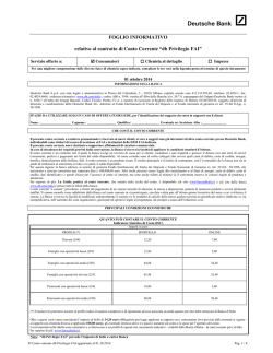 db Privilegio FAI - Deutsche Bank S.p.A.