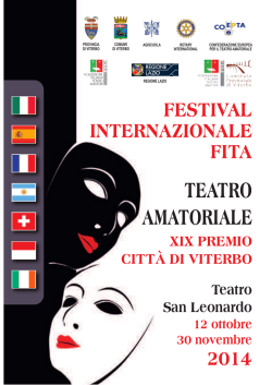 TEATRO AMATORIALE - Rotary Viterbo Ciminia