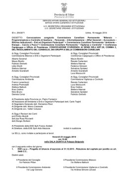Commissione - Provincia di Udine