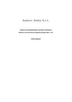 Modello Inn&eacute;ov - Parte Generale