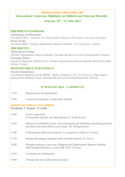 Scarica il programma preliminare